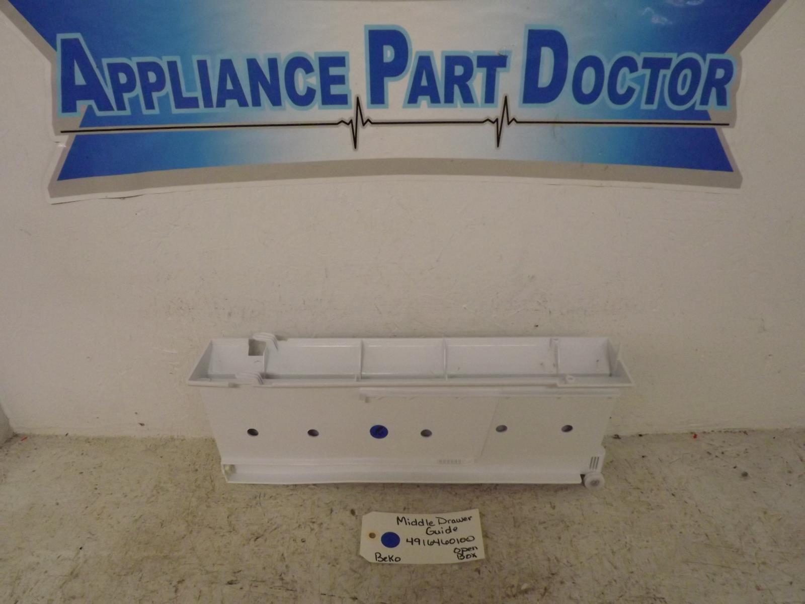 Beko Refrigerator 4916460100 Middle Drawer Guide Open Box Beko Refrigerator 4916460100 Middle Drawer Guide Open Box